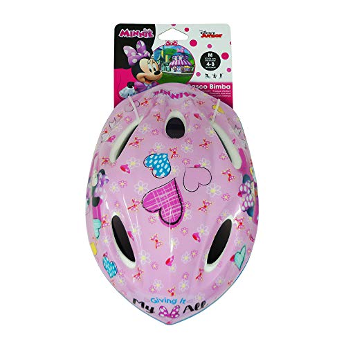 Disney Minnie Mouse - Casco Easy para niña, Rosa, M (52-56 cm)
