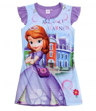 Disney Princesita Sofía Chicas Camisón - Violeta - 92