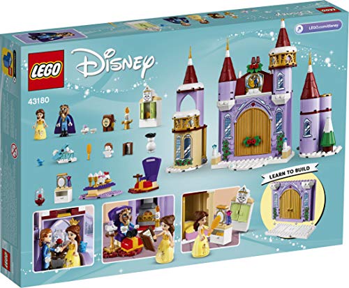 Disney Princess Celebración Invernal en el Castillo, Juguete de La Bella y la Bestia para Niños de Prescolar 4+, multicolor (Lego ES 43180)