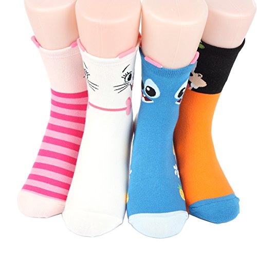 Disney Sneakers Churros 02 - Calcetines para mujer (4 pares)