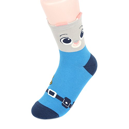 Disney Sneakers Churros 03 - Calcetines para mujer (4 pares)