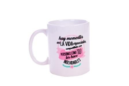 DISOK - Taza Frases Mejores Deseos - Detalles Bodas Originales
