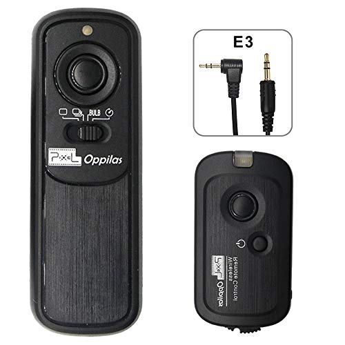 Disparador Mando a Distancia Inalámbrico RW-221/E3 Transmisor Receptor para Cámaras Canon, Sistema de Control Inalámbrico FSK 2,4GHz