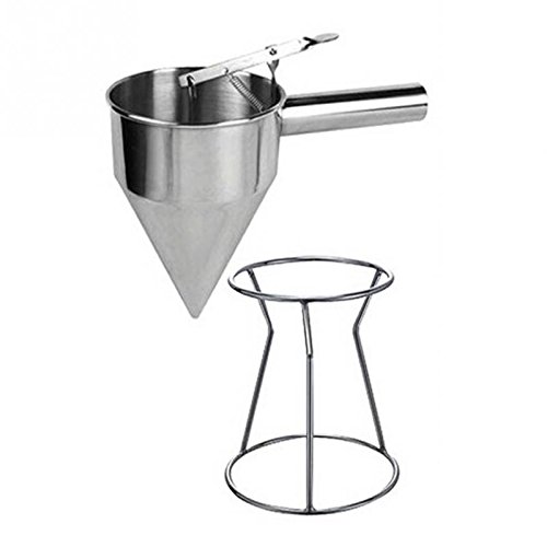 Dispensador con soporte embudo para miel sirope salsas caramelo masa de hornear de OPEN BUY