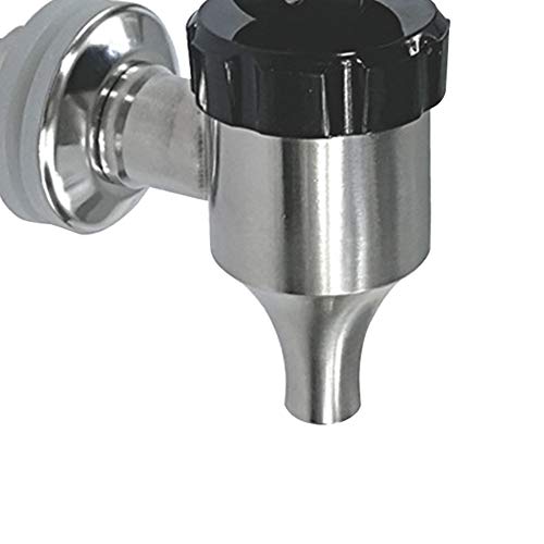 Dispensador de bebidas Spigot Reemplazo, 304 de acero inoxidable para jugo de bebidas frías de vino grifo para uso doméstico y fiesta (16 mm)
