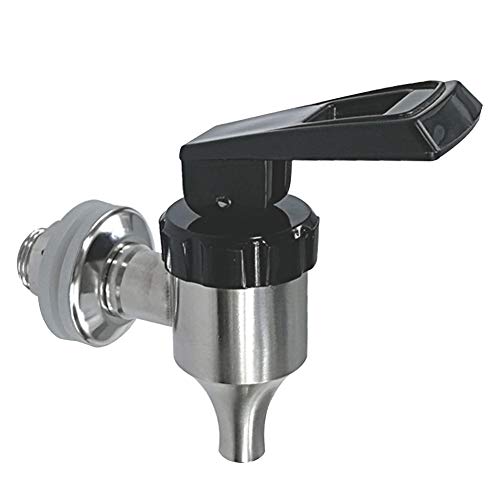 Dispensador de bebidas Spigot Reemplazo, 304 de acero inoxidable para jugo de bebidas frías de vino grifo para uso doméstico y fiesta (16 mm)