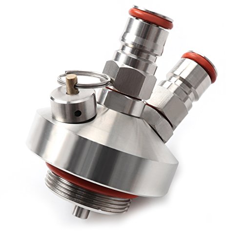 Dispensador de cerveza de barril, Merrday dispensador de grifo de cerveza de barril de acero inoxidable Mini Keg Spear para cerveza artesanal Grow Lanza casera 2L / 3.6L / 4L / 5L / 10L