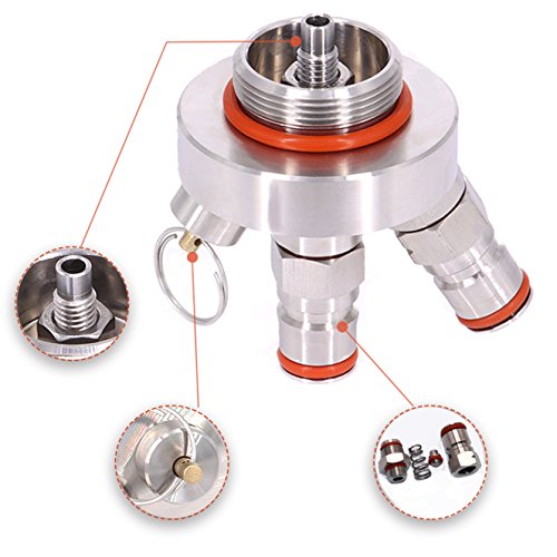 Dispensador de cerveza de barril, Merrday dispensador de grifo de cerveza de barril de acero inoxidable Mini Keg Spear para cerveza artesanal Grow Lanza casera 2L / 3.6L / 4L / 5L / 10L
