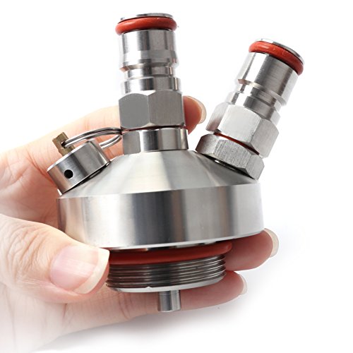 Dispensador de cerveza de barril, Merrday dispensador de grifo de cerveza de barril de acero inoxidable Mini Keg Spear para cerveza artesanal Grow Lanza casera 2L / 3.6L / 4L / 5L / 10L