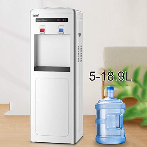 Dispensador de Enfriador de Agua de Pie Dispensador de Agua Fría y Caliente de Alta Capacidad de Carga Superior para El Hogar y La Oficina (Agua Helada≤15 ℃, Agua Caliente ≥85 ℃)