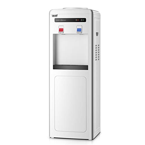 Dispensador de Enfriador de Agua de Pie Dispensador de Agua Fría y Caliente de Alta Capacidad de Carga Superior para El Hogar y La Oficina (Agua Helada≤15 ℃, Agua Caliente ≥85 ℃)