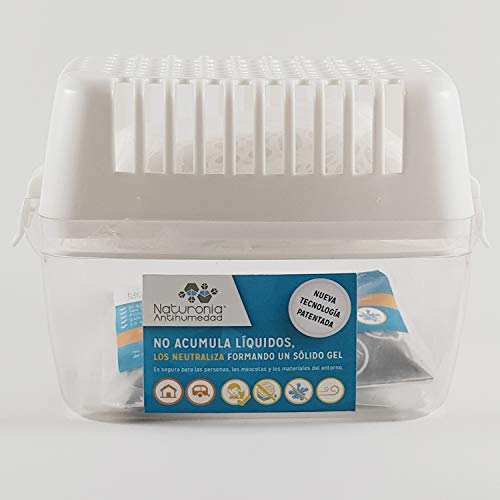 Dispositivo Antihumedad Bolsa 250gr SMART GEL para Armarios Habitación Cajones Ropa Evita Olor Humedades Antimoho - No Acumula Liquidos. …