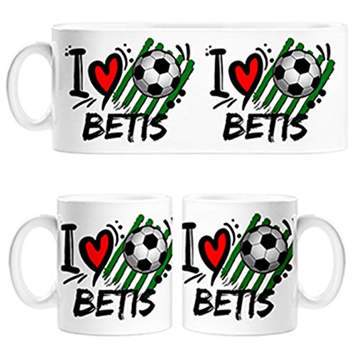 Diver Tazas Taza I Love Betis fútbol - Cerámica