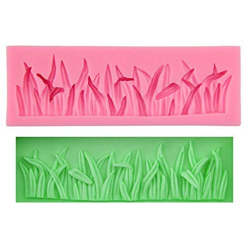 DIVISTAR Forma de Césped de Silicona Fondant Cake Molde para Hornear de Chocolate Herramienta de Decoración Sugarcraft
