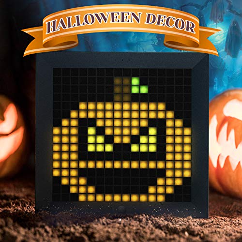 Divoom Pixoo Digital Pixel Art Frame con pantalla LED de 8.6in, control interactivo de la aplicación del teléfono móvil, creación personalizada de Pixel Art