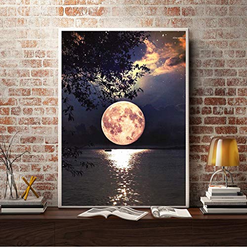DIY 5D Kit de pintura de diamantes por número, 5d cuadros con diamantes mono lindo,bordado punto de cruz kits de suministro de arte manualidades lienzo decoración de pared pegatinas hogar 30 x 40 cm