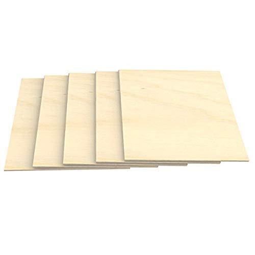 DIY | Tablas de madera contrachapada 3x A3 (297 mm x 420 mm x 5mm) | Para manualidades, bricolaje, marquetería, etc.