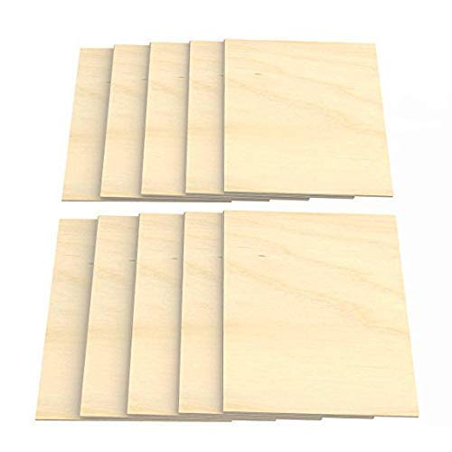 DIY | Tablas de madera contrachapada 3x A3 (297 mm x 420 mm x 5mm) | Para manualidades, bricolaje, marquetería, etc.