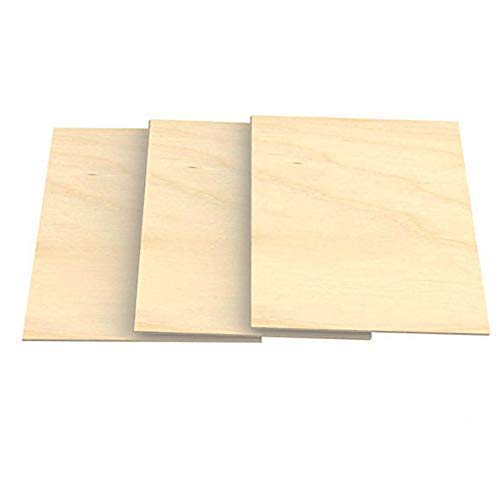 DIY | Tablas de madera contrachapada 3x A3 (297 mm x 420 mm x 5mm) | Para manualidades, bricolaje, marquetería, etc.