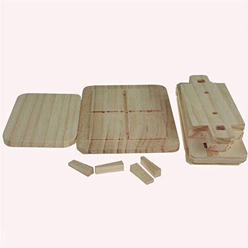 DIYARTS Herramienta de Molde de Tofu Caja de Prensa de Madera Extraíble Cocina Casera Pequeño Fabricante de Tofu Kit de Moldes de Prensa para Bricolaje Tofu Mold Cooking Handmade