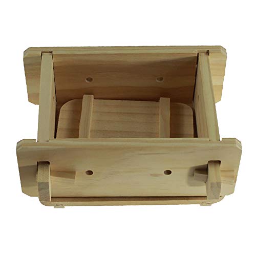 DIYARTS Herramienta de Molde de Tofu Caja de Prensa de Madera Extraíble Cocina Casera Pequeño Fabricante de Tofu Kit de Moldes de Prensa para Bricolaje Tofu Mold Cooking Handmade