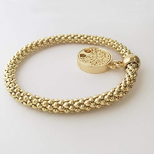 DIYthinker Cadena de joyería Cereza Dulce cónico Copa de Helado de Oro Pendiente Redondo de Pulsera