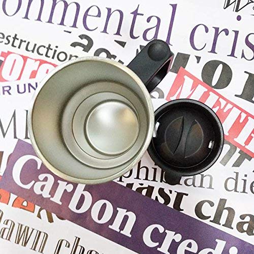 DIYthinker Mujer Caliente se Pone en Cuclillas Silueta Viaje de Acero Inoxidable Jarra de Cerveza Tazas con Asas 13oz Regalo
