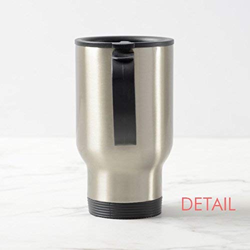 DIYthinker Mujer Caliente se Pone en Cuclillas Silueta Viaje de Acero Inoxidable Jarra de Cerveza Tazas con Asas 13oz Regalo