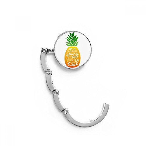DIYthinker Soporte Alto piña ser Dulce Gancho Cita Mesa Plegable del Bolso de Colgar Titular Escritorio Plegable