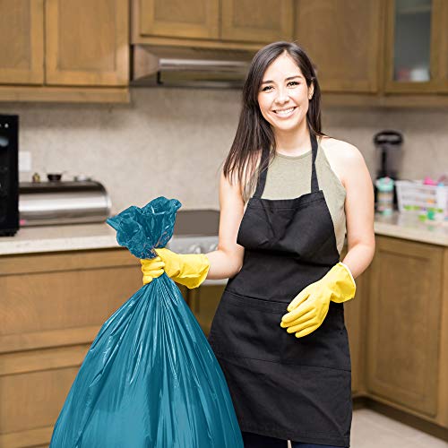 Djukie-Tech - Bolsas de basura de 120 litros, rollo de 25 unidades, extrafuertes, 80 μ, XXL, 700 x 1100 mm, LDPE