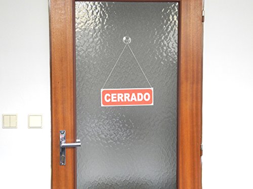 Doble cara para colgar abierto / cerrado puerta señal