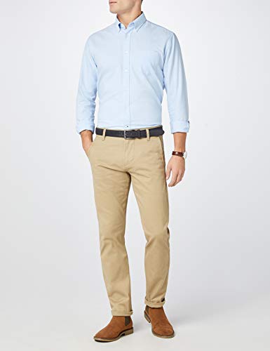 dockers Alpha Original Slim-Stretch Twill Pantalones, Marrón (New British Khaki 0432), 32W / 32L para Hombre
