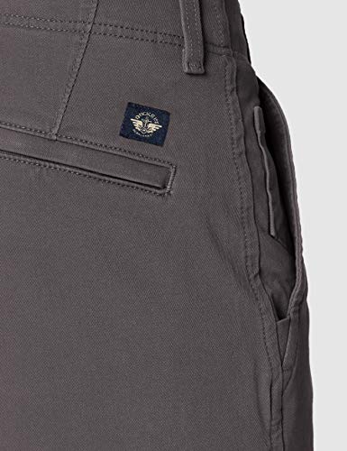 dockers Smart 360 Flex Alpha Slim Pantalones, Gris (Steelhead 0005), 32W / 34L para Hombre
