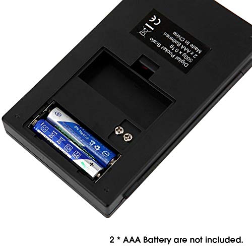 Docooler 500g x 0.1g Mini báscula portátil de joyería de Alta precisión LED Digital Pocket Scale Oro Plata Diamante Electrónica Escala Digital
