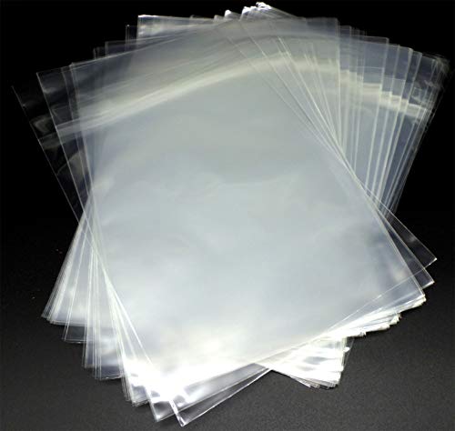 docsmagic.de 100 Resealable Current Size Comic Book Bags 6-7/8"x 10-1/2"+ 1-1/2"Flap- 2 Mil - Auto-Adhesivas Bolsas Protectoras
