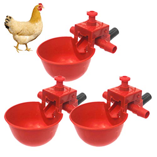 DOITOOL - Bebedero automático para gallinas, Palomas, codornices, Patos y avícolas, 15 Unidades