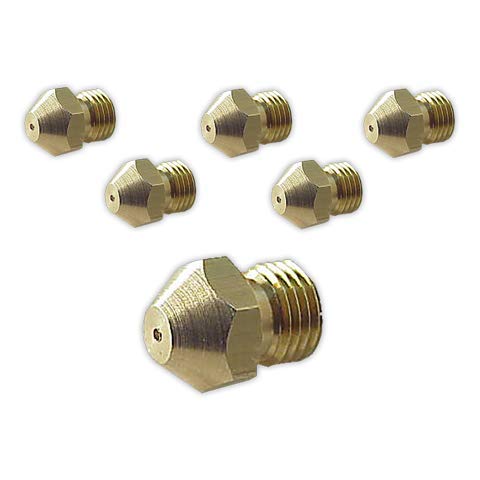 DOJA Industrial | Inyectores Cocina M-7 [kit 6] | Gas Natural Gas natural(0,80,1,00,1,10(2),1,20(2) mm)