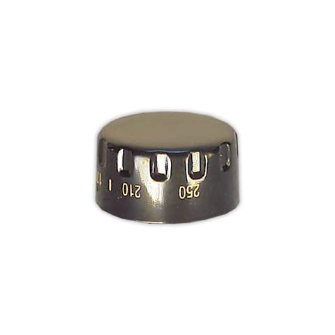 DOJA Industrial | Mando HORNO TEKA diámetro 6 mm negro | Eje diámetro 6 mm Termostato 0/250º