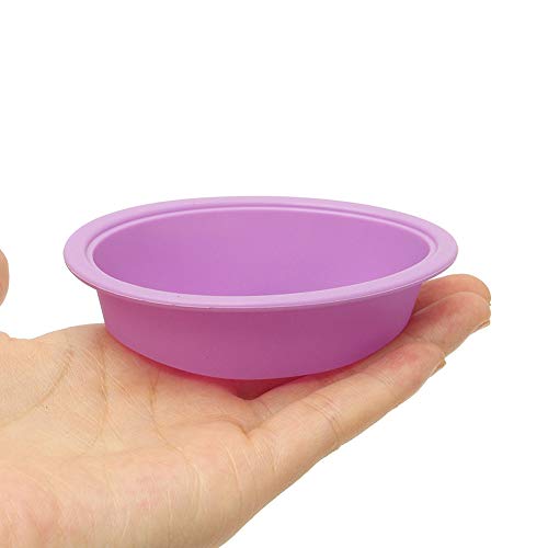 Domeilleur - Moldes de Silicona ovalados para jabón, Molde para Hornear Cupcakes, Molde Hecho a Mano