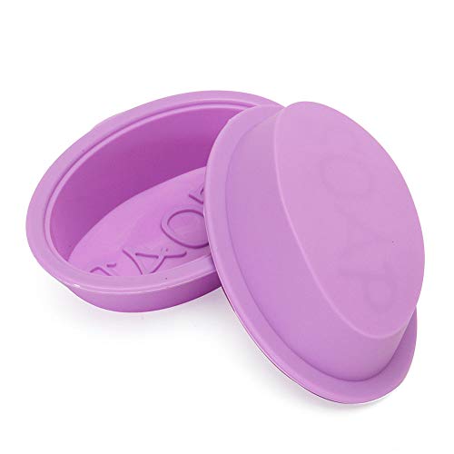 Domeilleur - Moldes de Silicona ovalados para jabón, Molde para Hornear Cupcakes, Molde Hecho a Mano