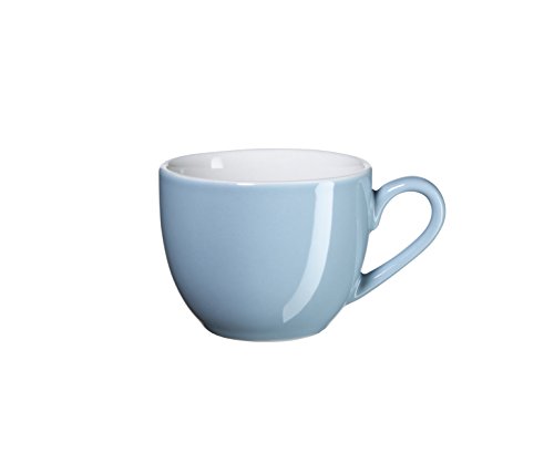 Domestic by Mäser, Serie Kitchen Time, Taza de café 9 cl con Plato, en 12 (en la, Color Azul
