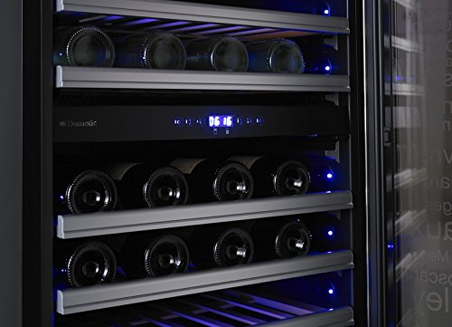 Dometic MaCave S 24G - Cava de vino empotrable de compresor con puerta de cristal, hasta 24 botellas de capacidad