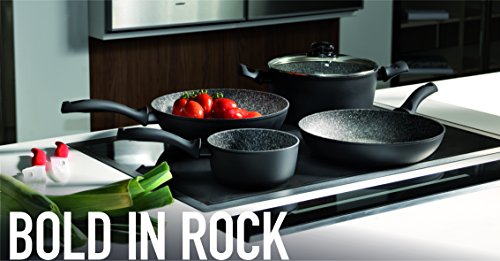 Domo Bold inrock Wok japonés, diámetro 28 cm, Aluminio, Antracita, 47 x 28 x 8 cm
