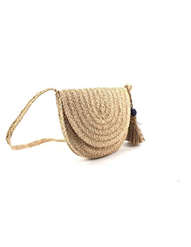 Don Algodon, Bolso Bandolera, 28x27x5 cm, Natural
