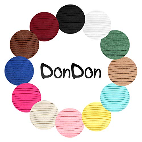 DonDon Cinta de terciopelo de 3 mm - DIY Rollo de 30 metros - blanco