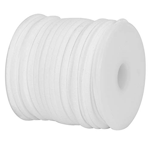 DonDon Cinta de terciopelo de 3 mm - DIY Rollo de 30 metros - blanco