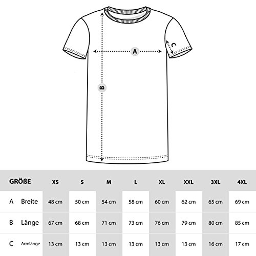 Doner Kebab Camiseta de Hombre (Blanco, M)