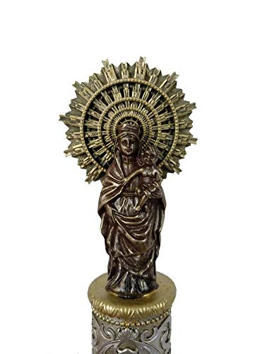 DONREGALOWEB Figura Resina Virgen del Pilar de 20 cm con Caja de Regalo