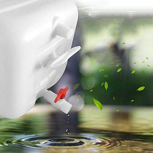 Dore Home Alimentaria De La Familia Al Aire Libre Grado De Plástico Cubo Rectangular Grande Horizontal Tanque De Almacenamiento De Lavado De Coches Cazo con 1 Válvula (Size : 50L)