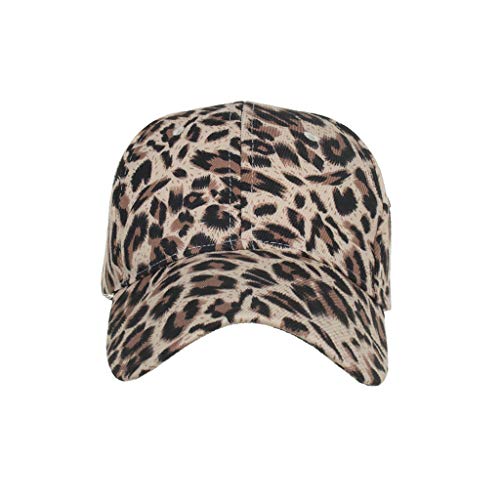 Dorical Sombrero Gorra De Béisbol Visera De Verano Moda Estilo Deportivo Lindo Estampado De Leopardo Transpirable Mujer Hombre Unisex Algodón Ajustable